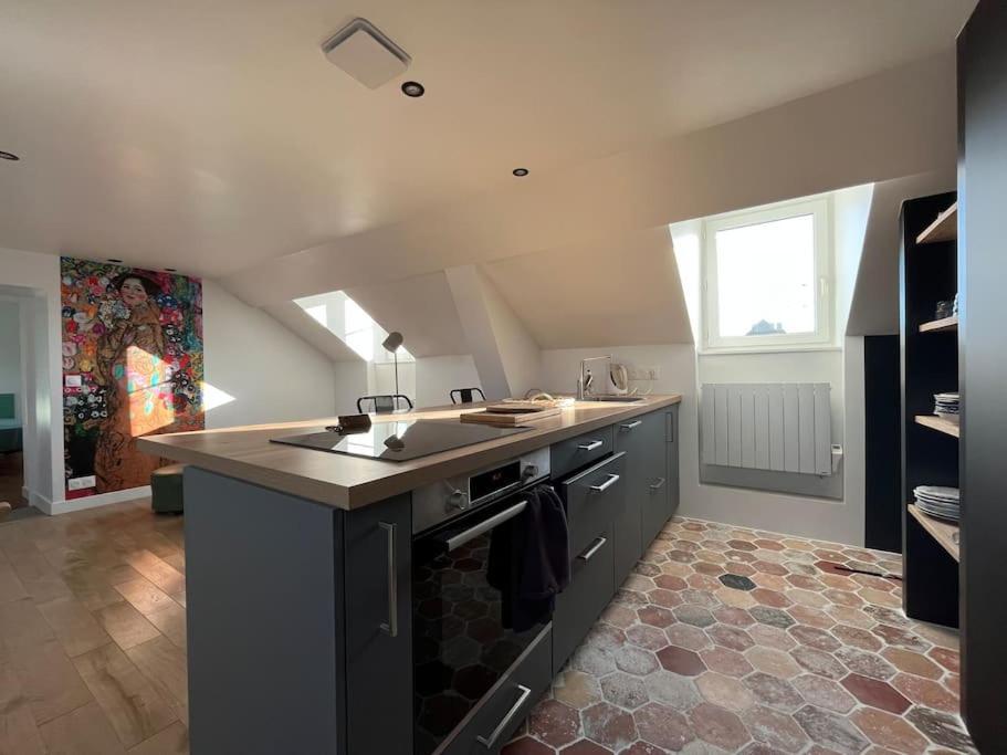 Ferienwohnung Sur Les Toits De Fontainebleau - Hypercentre Exterior foto